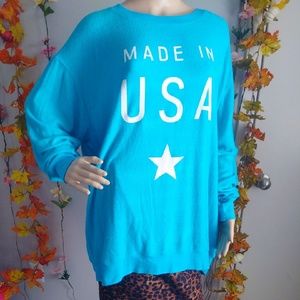 WILDFOX SWEATSHIRT OVERSIZED BAGGIE VINTAGE